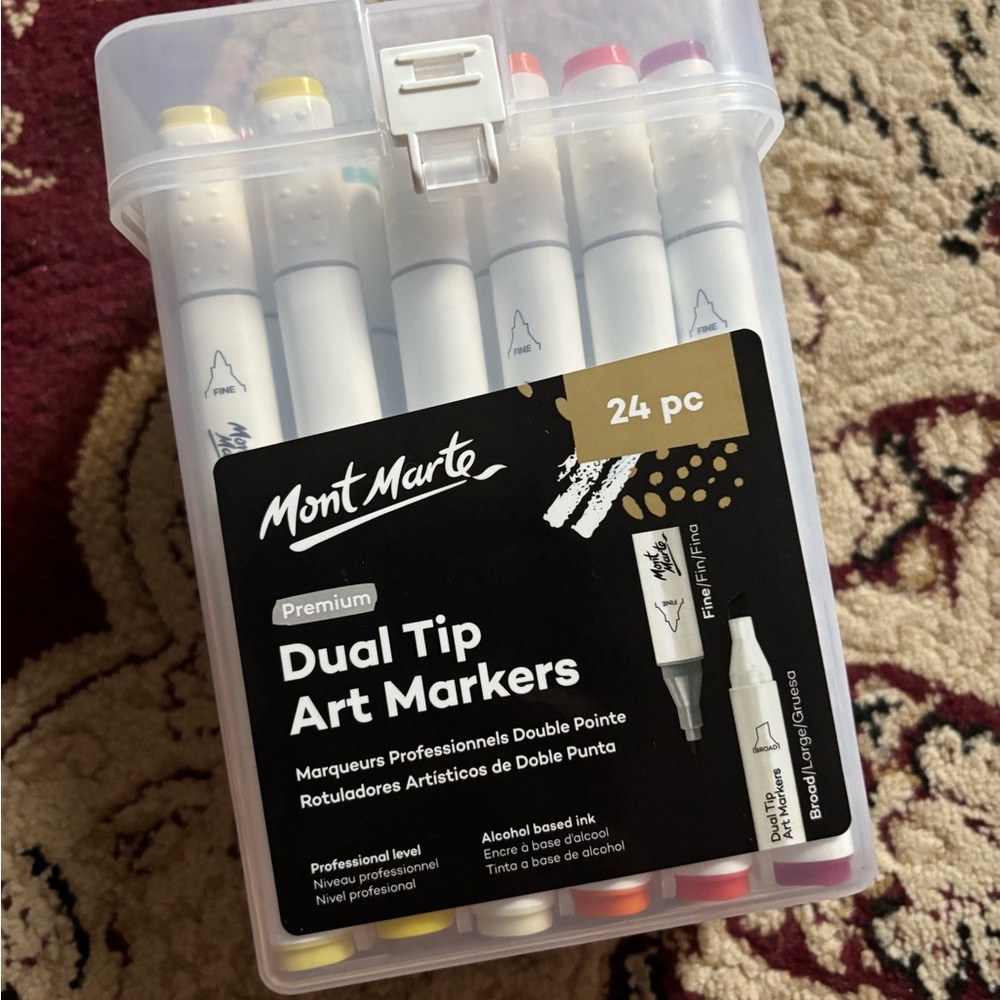 Mont Marte Dual Tip Art Markers 24pc